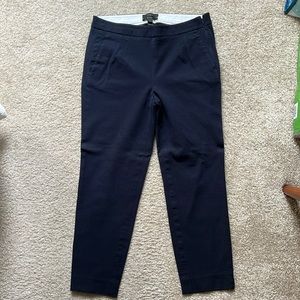 J. Crew Martie Navy Ankle Pants